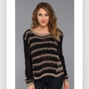 Free People Provence Striped Pullover